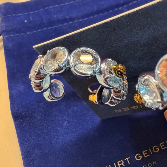 🎉LAST CHANCE🎉Eagle's Head Crystal Hoop Earrings
KURT GEIGER LONDON - Picture 3 of 5